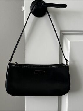 Kate Spade Black Leather Shoulder Bag